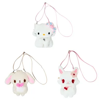 【SANRIO 三麗鷗】雙11 平成吉祥物系列 絨毛造型斜背包 側背包
