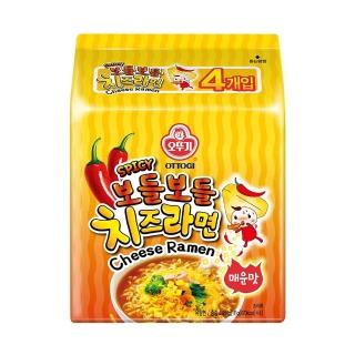【不倒翁】辣起司風味拉麵(111g*4入)