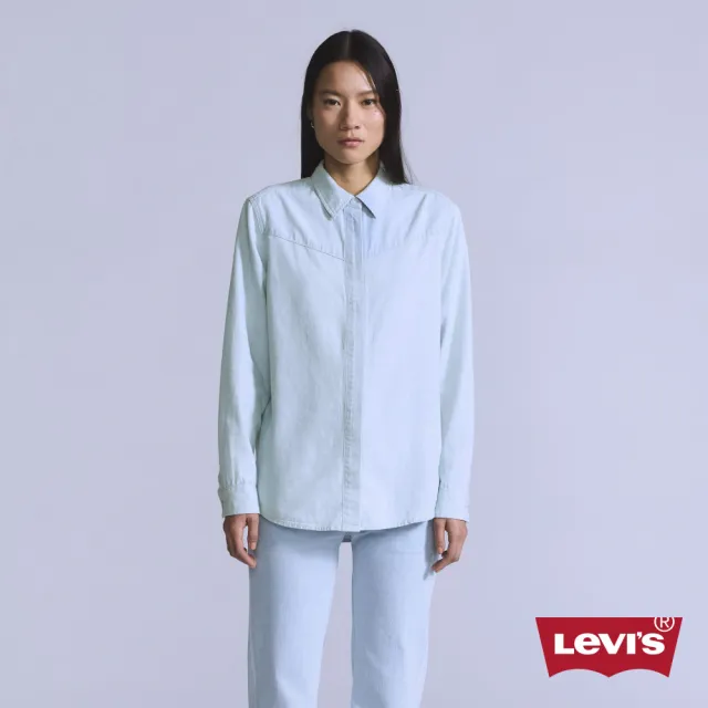 【LEVIS】BLUETAB™ 女款 丹寧牛仔襯衫 上衣 熱賣單品 001LP-0000