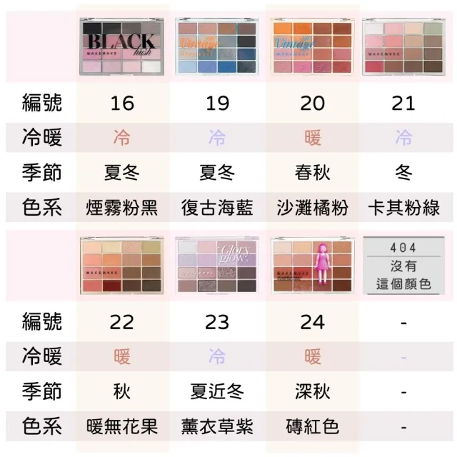 【WAKEMAKE】16色眼影盤(新色 眼影 臥蠶 亮面 霧面 刻字 眼影盤 魷魚遊戲 英熙)