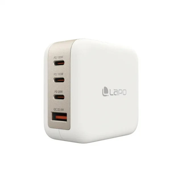 【LaPO】GaN 100W氮化鎵4口極速充電器(高效能)
