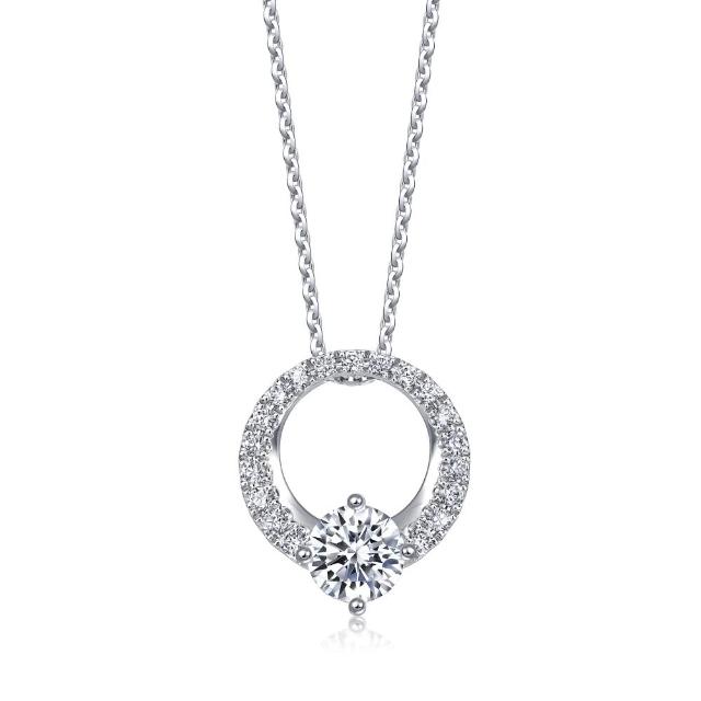 【點睛品】GIA 30分 鑽之頌 18K金鑽石項鍊