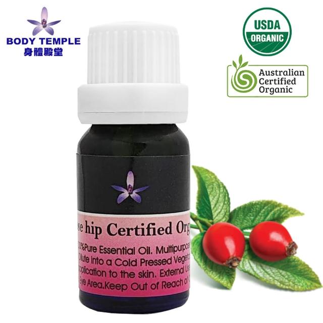 【BodyTemple 身體殿堂】100%有機玫瑰果油10ml(Rose hip)