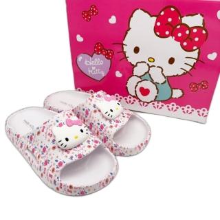 【SANRIO 三麗鷗】HELLO KITTY拖鞋
