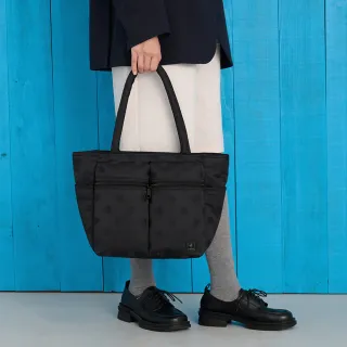 【PORTER INTERNATIONAL】復古圓點SPOT托特包(黑)