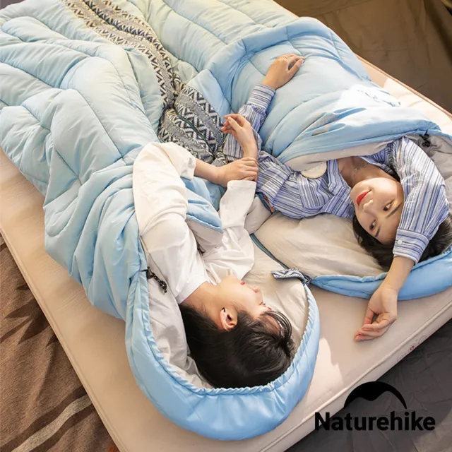 【Naturehike】L250圖騰可機洗帶帽睡袋 MSD07(台灣總代理公司貨)