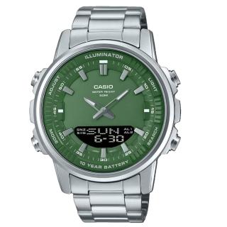 【CASIO 卡西歐】多功能數位雙顯錶(AMW-880D-3A)
