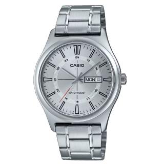 【CASIO 卡西歐】紳士經典鋼帶錶(MTP-V006D-7C)