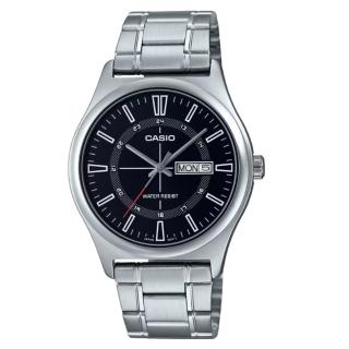 【CASIO 卡西歐】紳士經典鋼帶錶(MTP-V006D-1C)