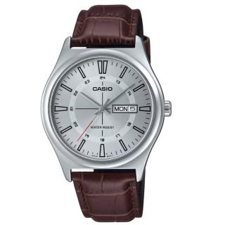 【CASIO 卡西歐】紳士經典鋼帶錶(MTP-V006L-7C)