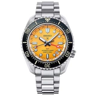 【SEIKO 精工】黑標 PROSPEX 暹羅之夜 三日鍊 GMT 潛水機械腕錶(SPB487J1/6R54-00L0Y)