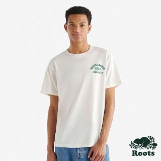 【Roots】Roots 男裝-1973 ATHLETICS短袖上衣(白色)