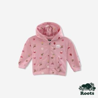 【Roots】Roots 嬰兒-COZY BABY BEAR 連帽外套(亮粉色)