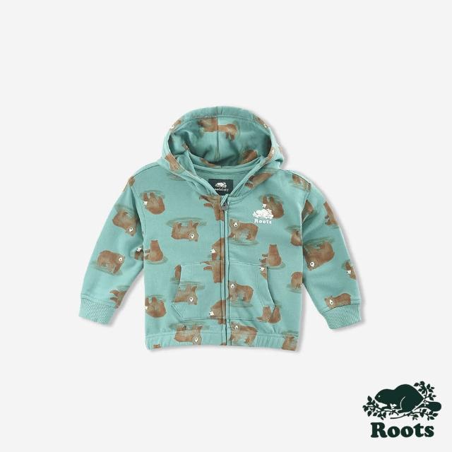 【Roots】Roots 嬰兒-COZY BABY BEAR 連帽外套(綠色)