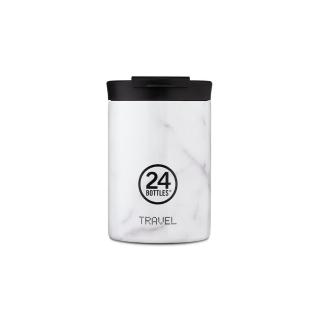 【24bottles】官方直營 保溫隨行杯 350ml - 義大利大理石(杯蓋100％防漏設計 輕鬆攜帶不擔心)