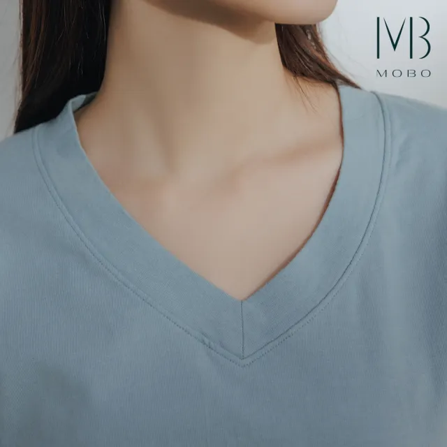 【MO-BO】MIT有機棉立體打折袖上衣