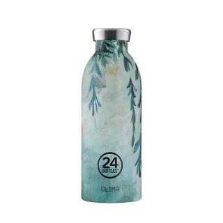 【24bottles】官方直營 不鏽鋼雙層保溫瓶 500ml - 睡蓮(輕量、僅275g! 減少攜帶負重)