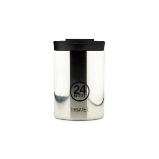 【24bottles】官方直營 保溫隨行杯 350ml - 鉑金(杯蓋100％防漏設計 輕鬆攜帶不擔心)