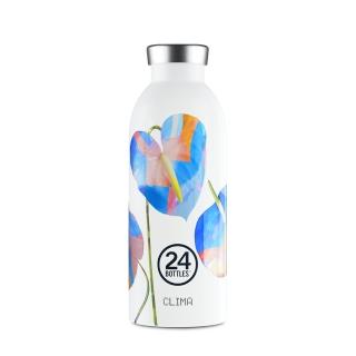 【24bottles】官方直營 不鏽鋼雙層保溫瓶 500ml - 夢幻火鶴(輕量、僅275g! 減少攜帶負重)