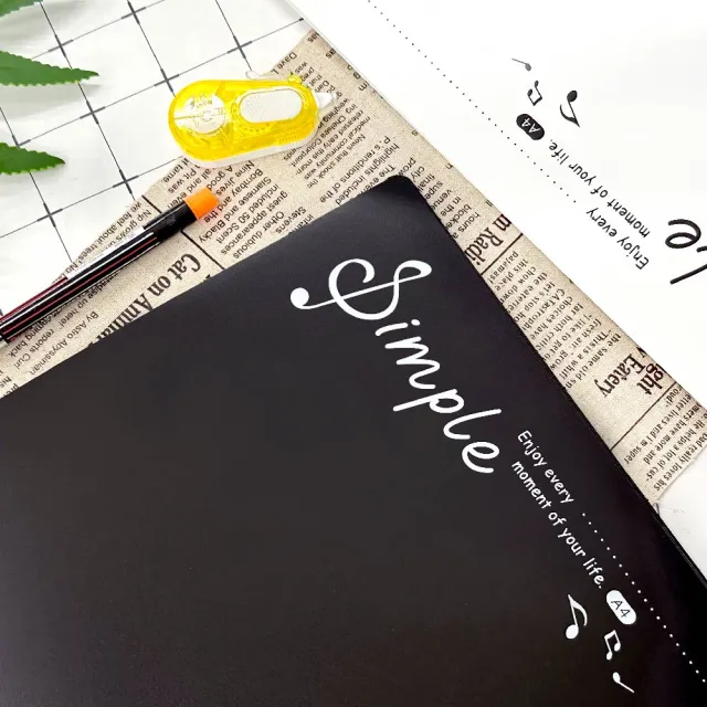 【SEASON 四季紙品禮品】A4不反光資料簿40入(樂譜夾 文件夾 RZ1007-01~02)