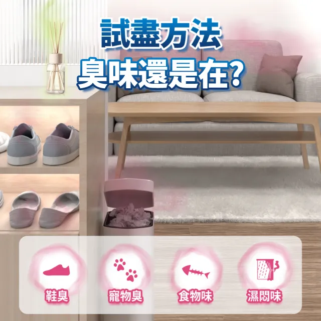 折價券專用【風倍清】全新室內用 抗菌消臭防臭劑 6入裝