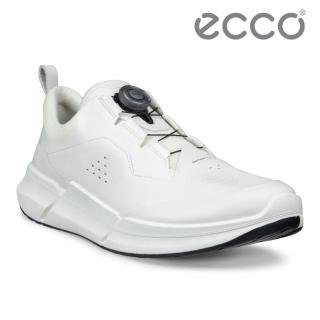 【ecco】BIOM 2.2 M 健步旋鈕鞋帶休閒運動鞋 男鞋(白色 83086401007)