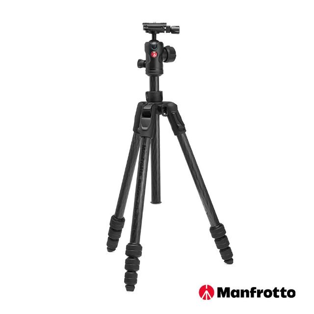 【Manfrotto 曼富圖】Befree Advanced 玄影碳纖維旋鎖三腳架(公司貨)