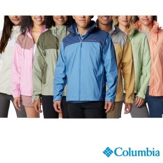 【Columbia 哥倫比亞】男女款-防潑風衣外套(多色可選)