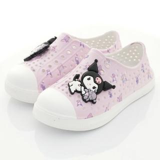 【HELLO KITTY】酷洛米輕量洞洞鞋(824742白紫)
