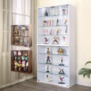 【BuyJM】MIT加大款80*40cm四層強化玻璃展示櫃(櫃子 模型櫃 公仔櫃 書櫃 收納櫃 置物櫃 玄關櫃 GK)