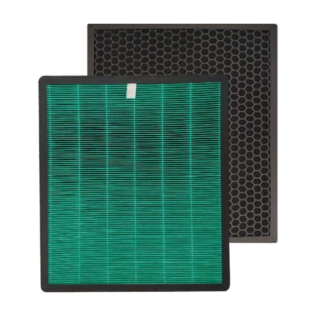 【RENZA】適用 Coway 格威 AP-1821F 高效雙禦空氣清淨機(HEPA+活性碳濾網 濾芯 濾心)