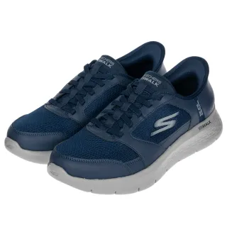 【SKECHERS】男鞋 健走系列 健走鞋 瞬穿舒適科技 GO WALK FLEX(216504NVGY)