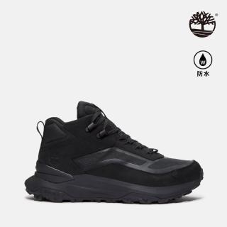 【Timberland 官方旗艦】男款黑色Motion Access防水中筒健走鞋(A6DX6EL0)