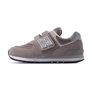 【NEW BALANCE】中童 灰色 兒童 魔鬼氈 運動 經典 休閒鞋 PV574EVG