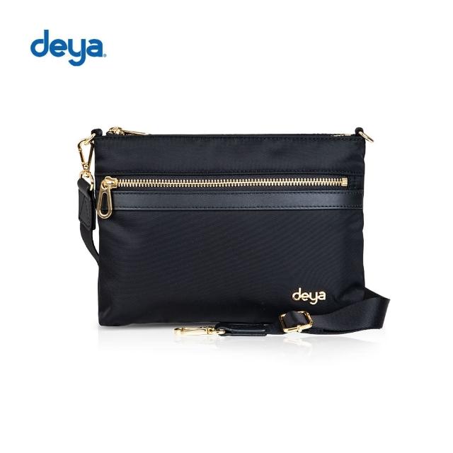 【deya】posh 輕盈時尚斜背包-黑色(斜背包 男斜背 女側背包/斜背包)