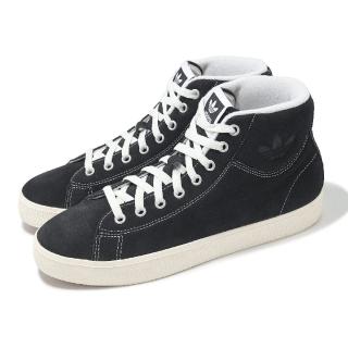 【adidas 愛迪達】休閒鞋 Stan Smith CS Mid 男鞋 黑 白 麂皮 中筒 復古 板鞋 愛迪達(IE9917)