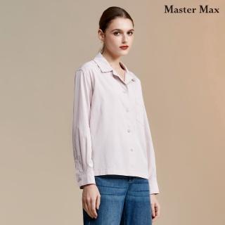 【Master Max】天絲棉混棉純色襯衫外套(8327002)
