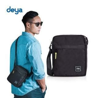 【deya】Simple極簡抗菌方包-沉穩黑(小包/女包/男包/斜揹包/側揹包)
