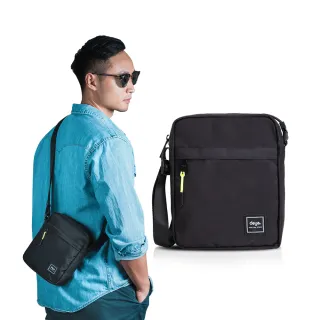 【deya】交換禮物 官方直營  Simple極簡抗菌方包 沉穩黑(防潑水 側背小包 謢照包 小廢包 出國小包)