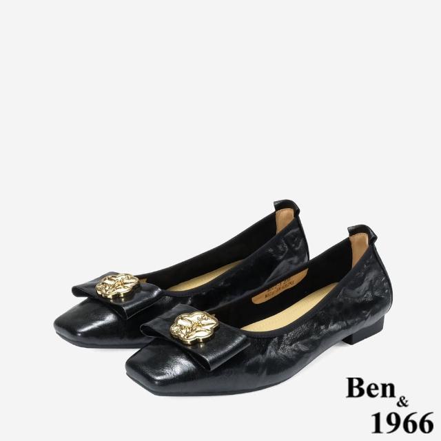 【Ben&1966】高級植鞣羊皮柔軟舒適包鞋-24828