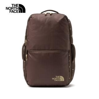 【The North Face 官方旗艦】北面男女款棕色便捷收納休閒後揹包｜81DN9IS(筆電包/登山包)