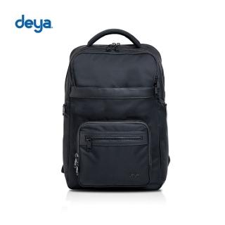【deya】lnfinity Econyl 商務機能後揹包-黑色(電腦包 後揹包 男後揹包)