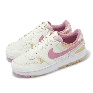 【NIKE 耐吉】休閒鞋 Wmns Gamma Force 女鞋 米白 粉紅 微厚底 增高 復古(DX9176-005)