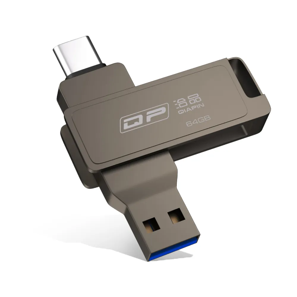 【QIAPIN】USB 3.0/Type-C 雙介面高速隨身碟(256GB)