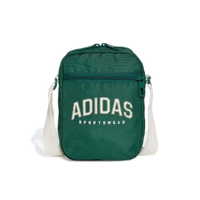 【adidas 愛迪達】U VAR ORGANIZER 綠色 斜背包 小包 運動小包 隨身小包 側背包 JD1901