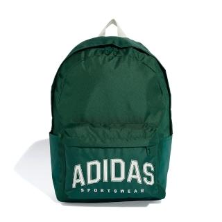 【adidas 愛迪達】CL BPK VAR PR 綠色 運動包 書包 旅行小包 後揹包 JG5870