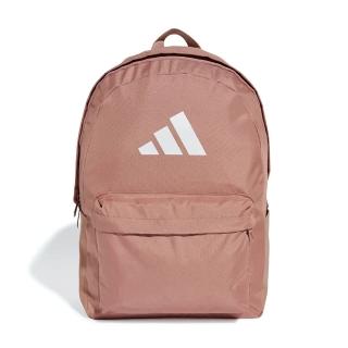 【adidas 愛迪達】CLSC Bars BP 粉色 運動包 書包 旅行小包 後揹包 IS7055