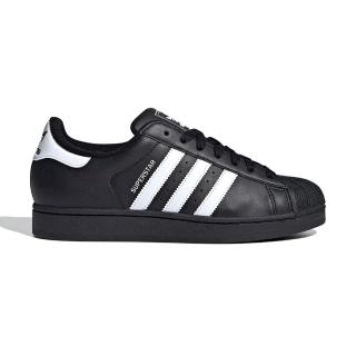 【adidas 愛迪達】Superstar II 男鞋 女鞋 黑色 貝殼色 運動 休閒鞋 JI0079