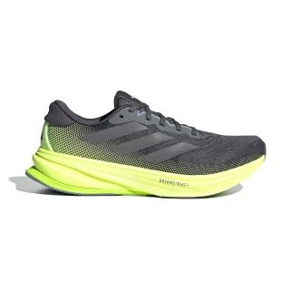 【adidas 愛迪達】Supernova Rise 2 男鞋 黑螢光黃色 訓練 休閒 慢跑鞋 JS4263