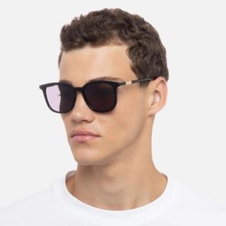 【GUCCI 古馳】方形膠框太陽眼鏡(GG1158SK-001 GUCCI LOGO系列)